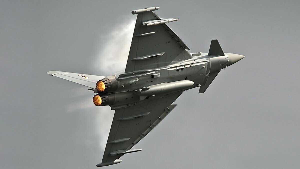    Истребитель Eurofighter Typhoon Королевских ВВС Великобритании© Фото : MoD / Crown copyright 2018