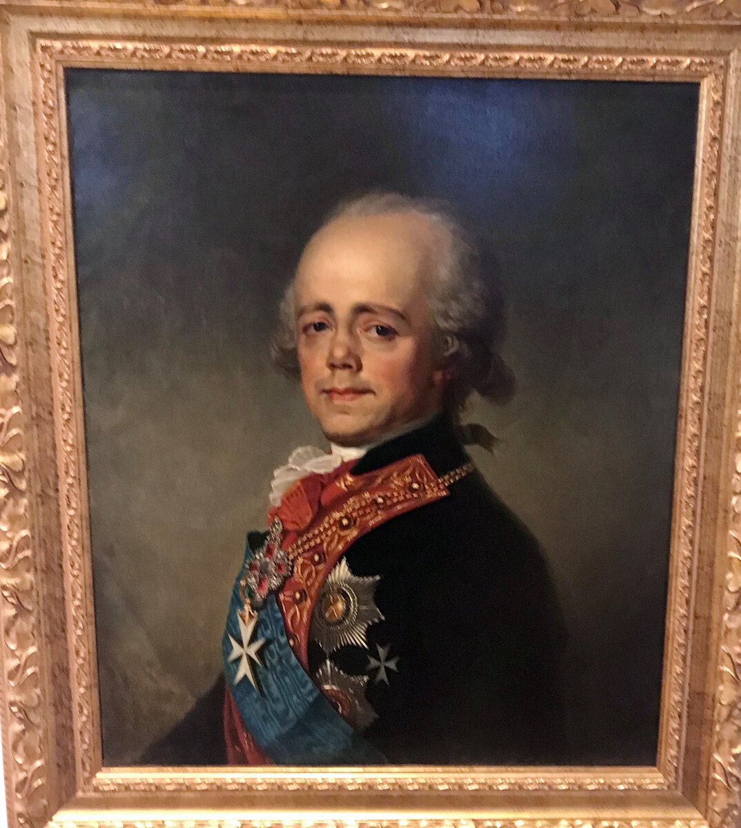 Неизвестный художник. Портрет Павла I. Копия с работы Вуаля