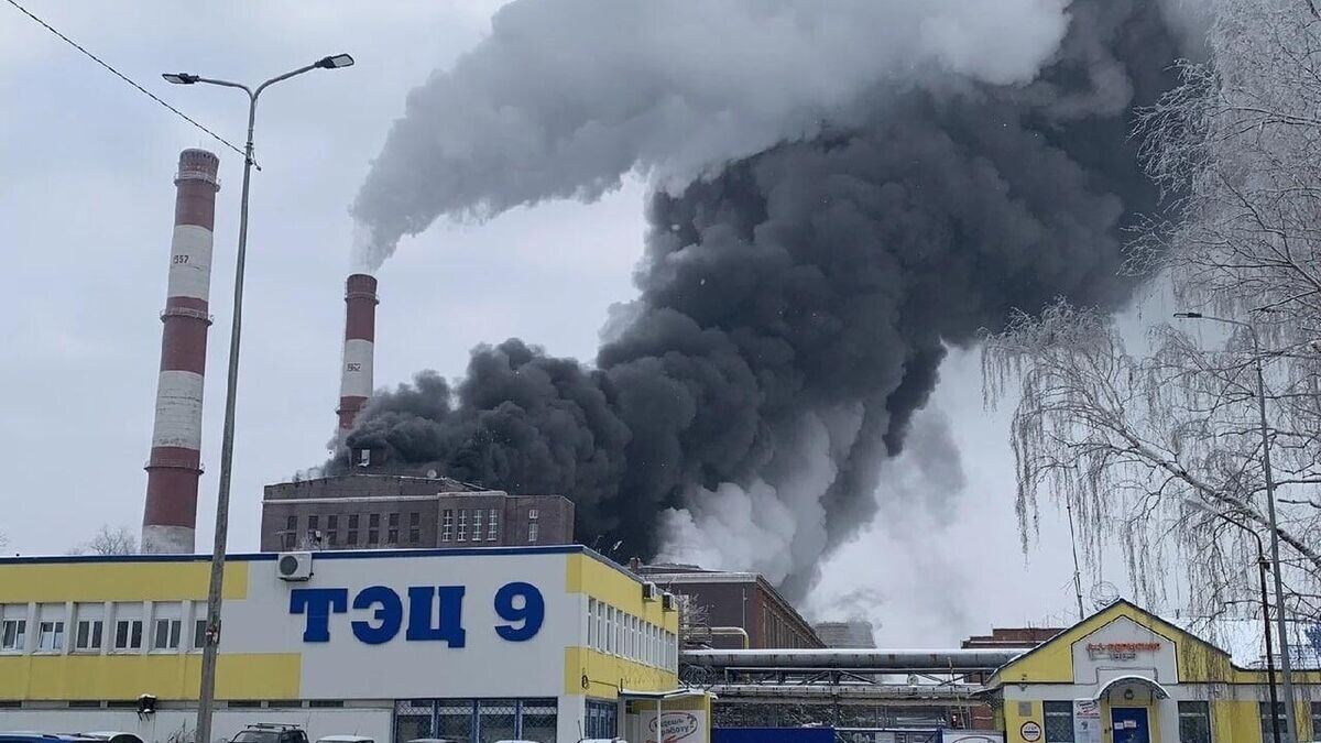    Пожар на ТЭЦ в Перми© фото очевидца