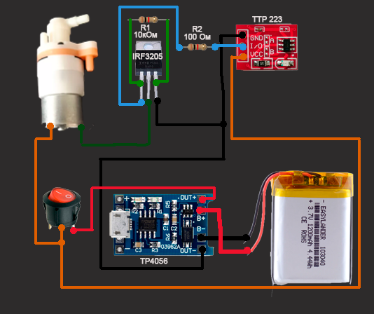 Автономный сенсорный дозатор для антисептика, жидкого мыла на Arduino. DIY