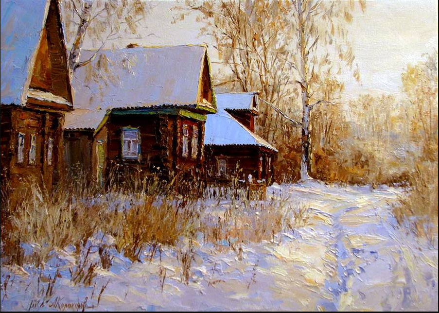 Утро в деревне