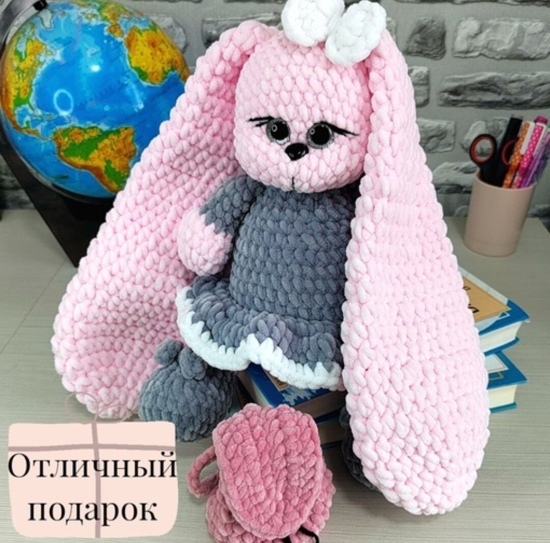 Вязаные игрушки и пособия для детей