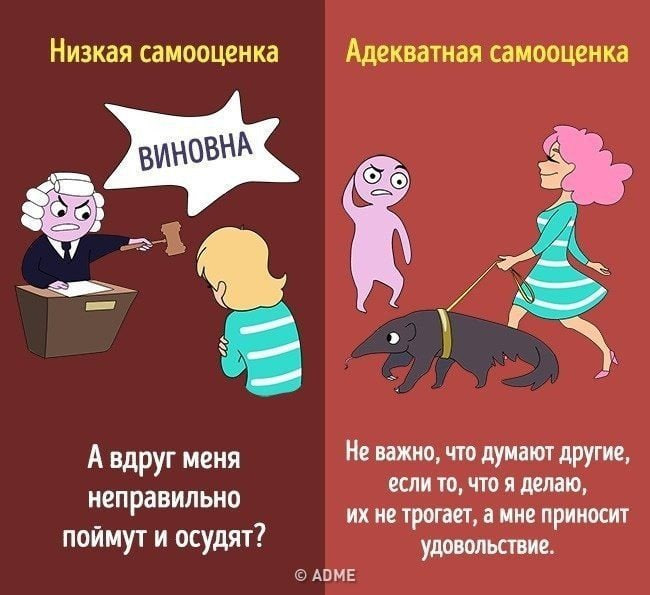 Низкая самооценка картинки