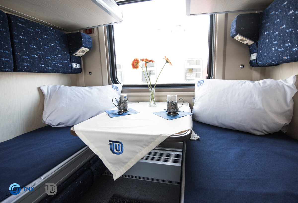 Купейный вагон модели 61-4517 производства Тверского вагоностроительного завода (ТВЗ, входит в структуру АО «ТМХ») 