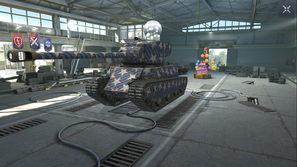 M6A2E1 EXP / Тяжёлый премиум танк / Техника США / Скриншот из игры