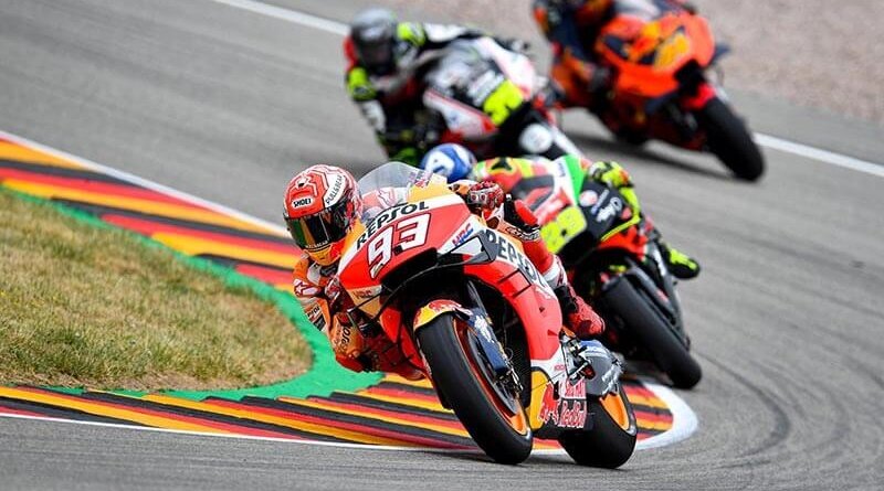 В субботней квалификации Гран-при Германии Марк Маркес завоевал свой 57-й поул в премьер-классе на трассе «Заксенринг».