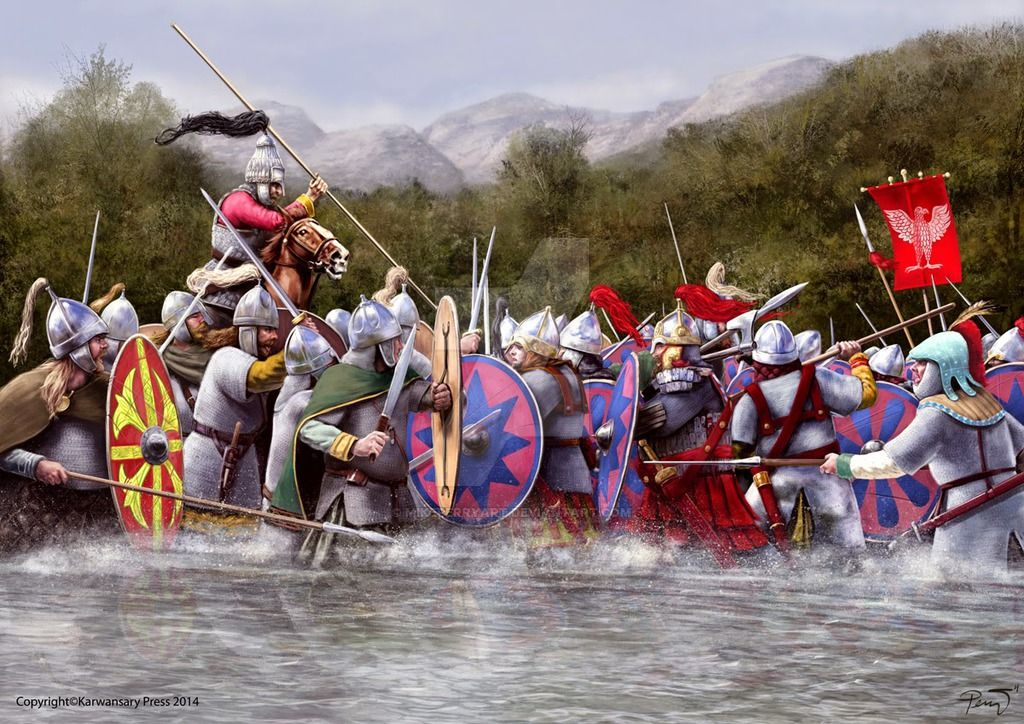 Сражение византийцев с лангобардами