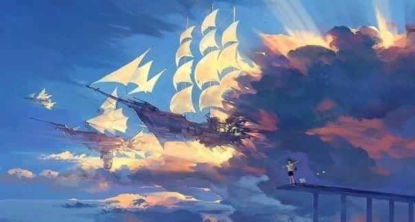 мечта как парус в синеве