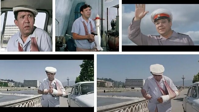 кадры фильма "Бриллиантовая рука"