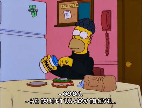 "Продолжай." (Фрагмент сериала Симпсоны, s10e23)