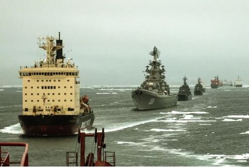 арктический караван . фото из открытых источников