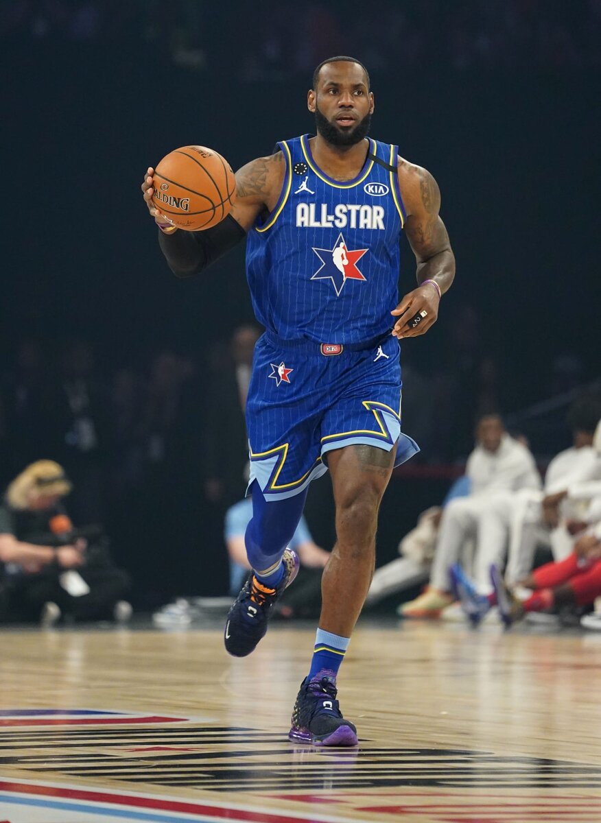 Джей Леброн на матче всех звезд.