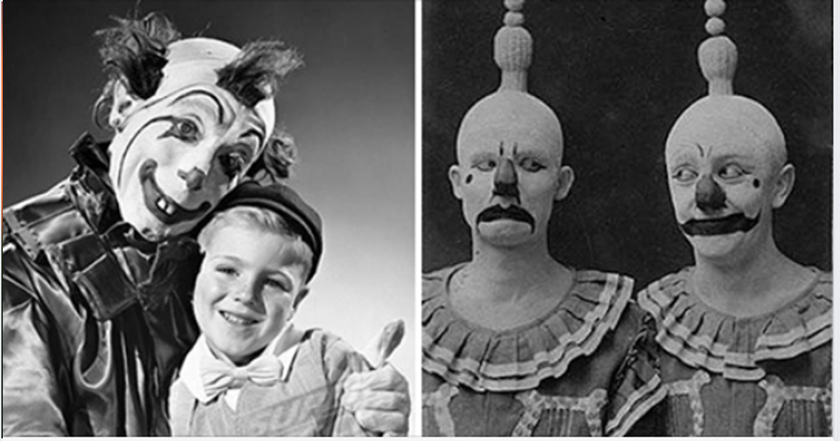 на этом фото мы понимаем, что клоун слева нашел себе обед, а ребятам справа ничего не досталось