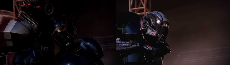 Кадр из игры "Mass Effect 3".