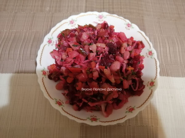 Винегрет классический рецепт 