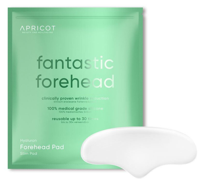 Силиконовый патч для лба APRICOT beauty, обогащенный гиалуроновой кислотой