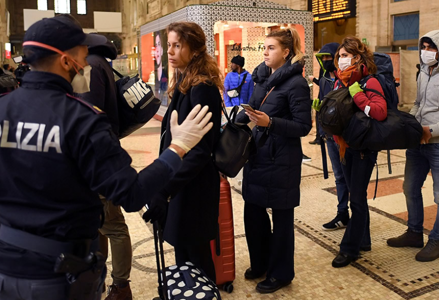 Контроль в Италии