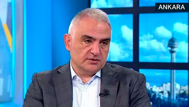 Министр культуры и туризма Турции Мехмет Нури Эрсой. Изображение: ntv.com.tr