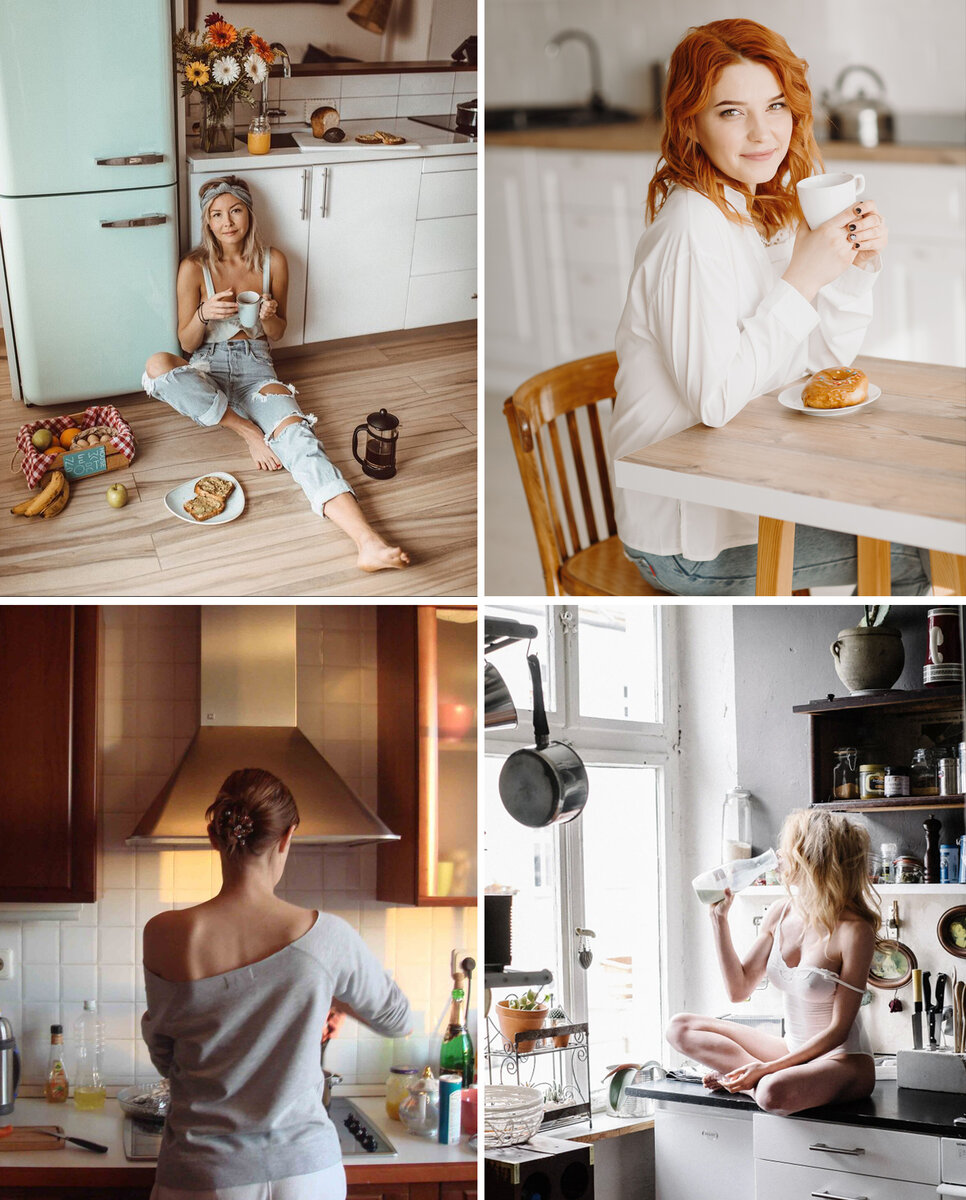 фотосессия на кухне идеи