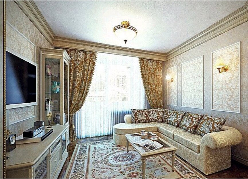 Гостиная в классическом стиле