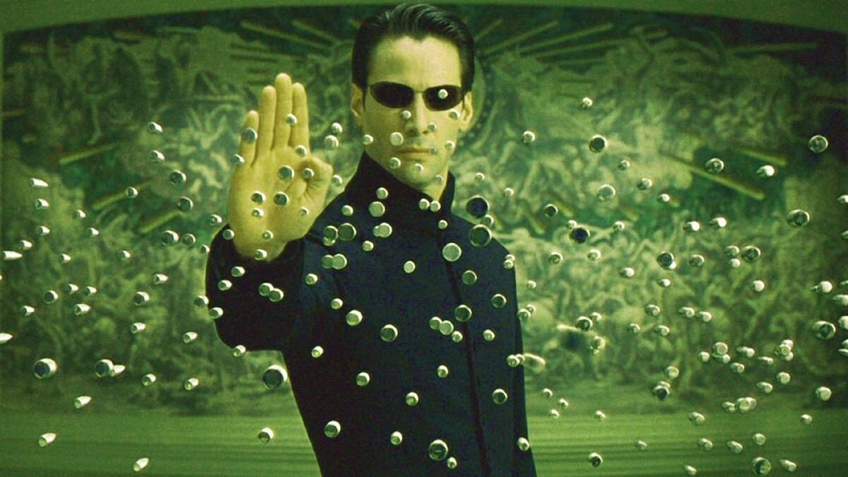Neo - Посчитай сколько пуль он остановил, сильно удивишся! Ответ пиши в коментарии