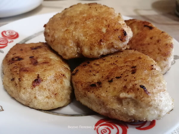 Котлеты из курицы с манной крупой