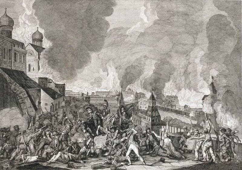 Пожар в москве 1812 года