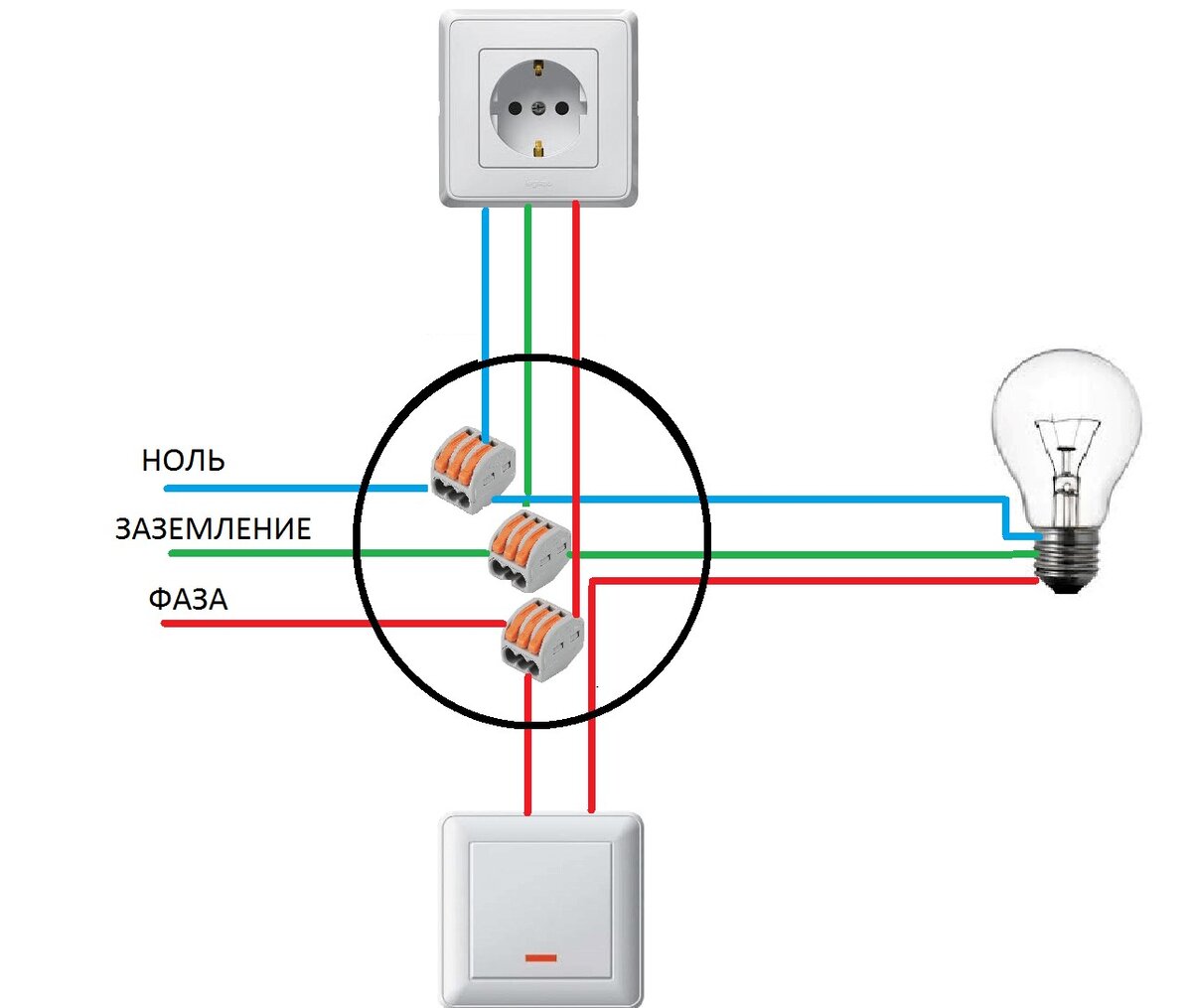 Как правильно подключить выключатель