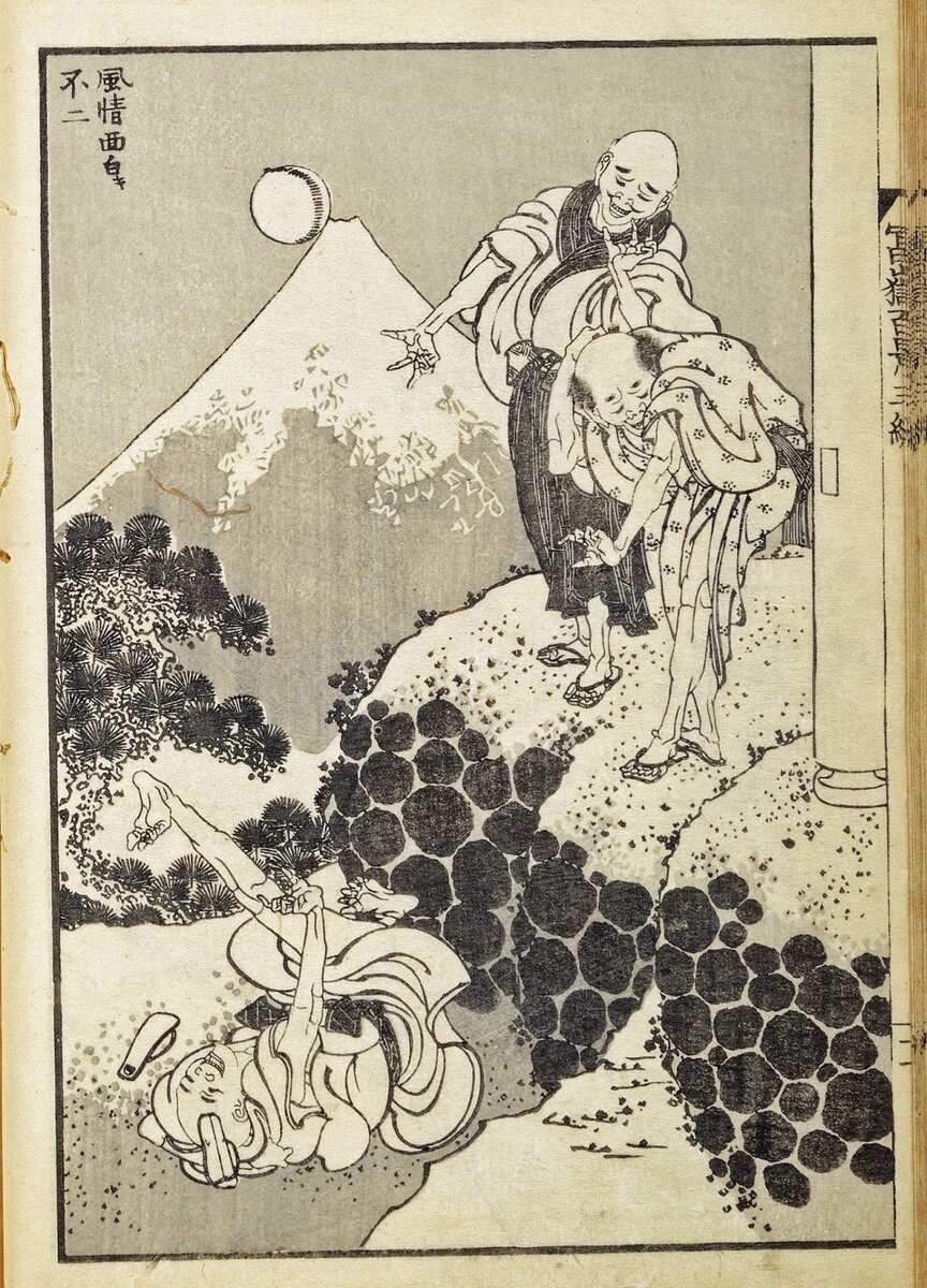 Кацусика Хокусай. 100 видов Фудзи. Ресурс фото: http://poulwebb.blogspot.com/2014/11/katsushika-hokusai-part-14.html