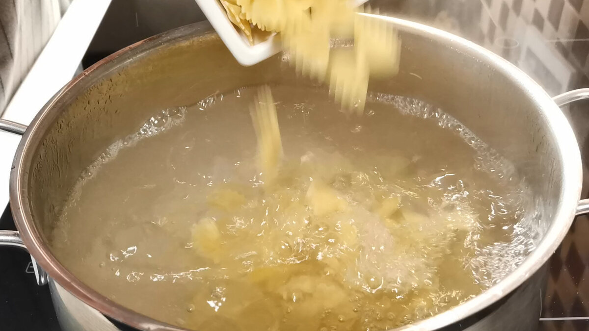 грибы с макаронами без сливок