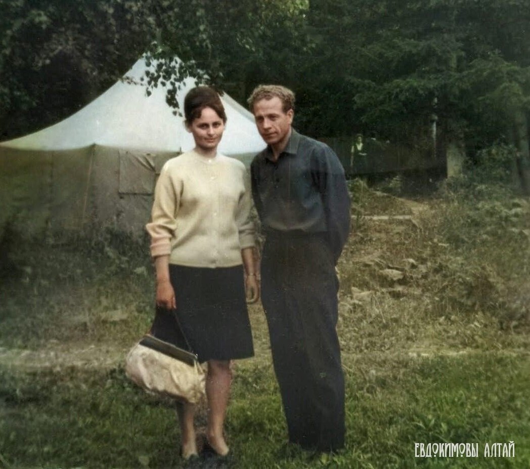 Лидия Ивановна с мужем, Владимиром Александровичем