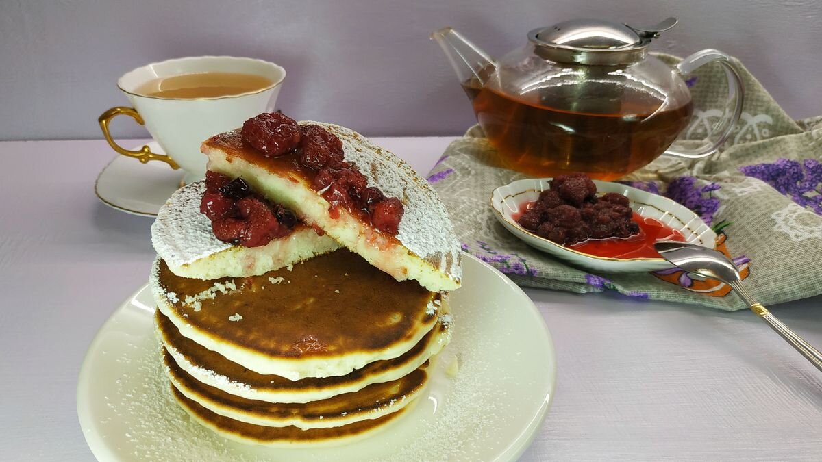 Панкейки на молоке и рисовой муке | LoveCookingRu | Дзен