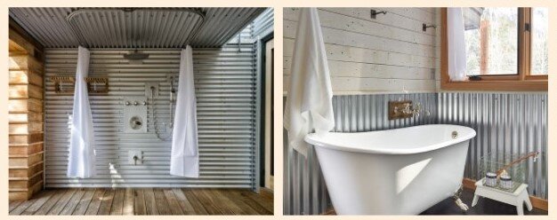 Варианты отделки ванной и душевой