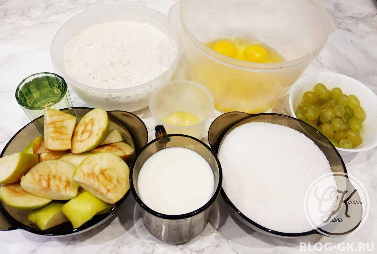 Ингредиенты для пирога