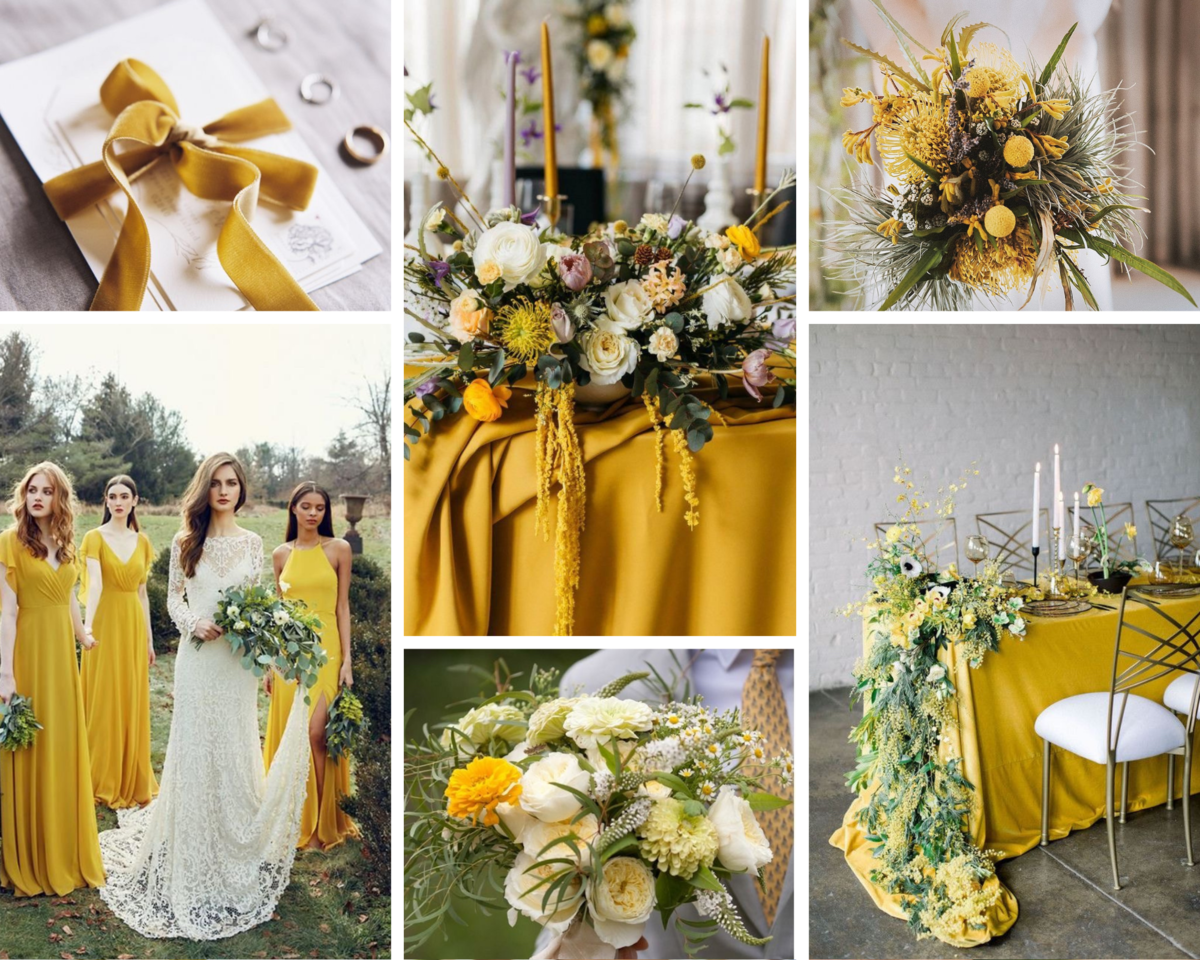 Свадьба в жёлтом цвете
