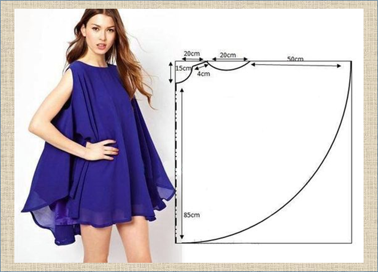 Легкий крой платья. Выкройка простого платья. Самый простой крой платья. Платья легкого кроя.