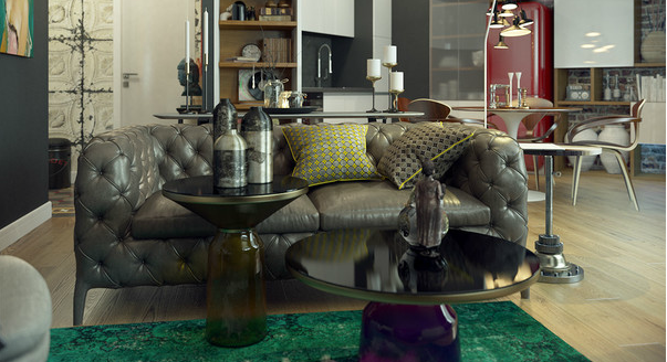 Красивая гостиная в квартире неправильной формы – задача сложная, но интересная. Проект «Шкатулка Наполеона» дизайнера Александра Козлова и архитектора Натальи Бормотовой.  