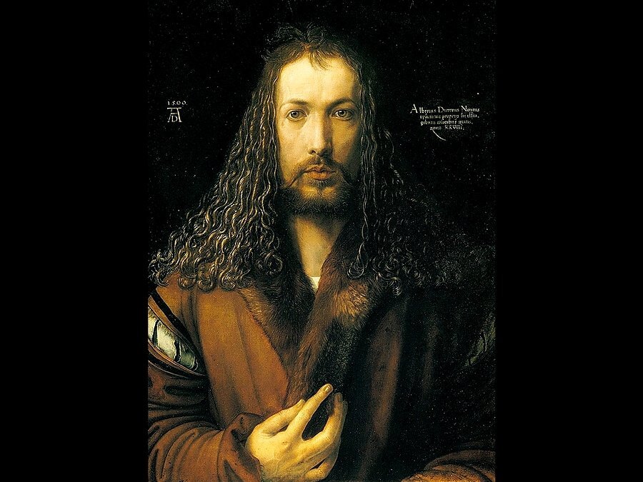 Альбрехт Дюрер-автопортрет в образе ИИсуса Христа , 1500г. 