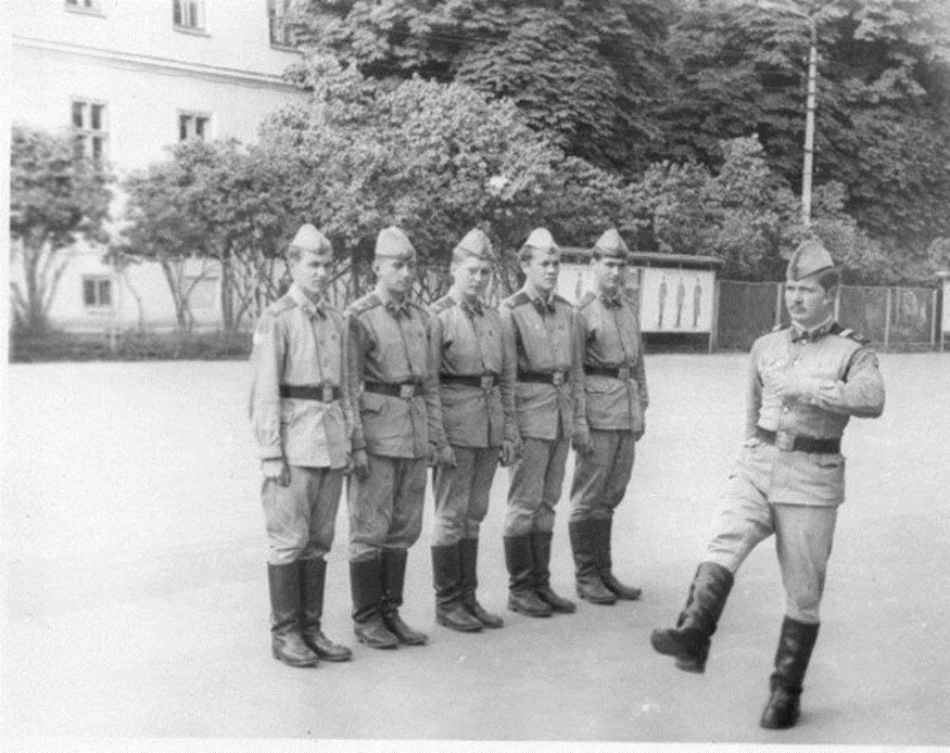 Занятие по строевой подготовке