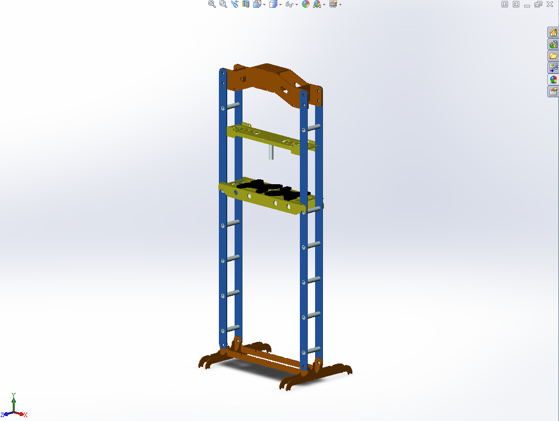 3D модель пресса