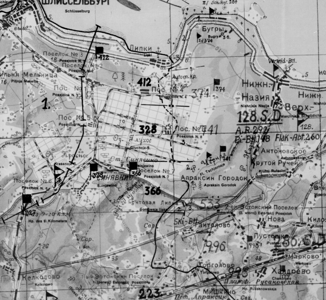 Синявино 1942. Журнал боевых действий 227-й пехотной дивизии вермахта. ч. 1  | Военный Толмач-Немчин | Дзен