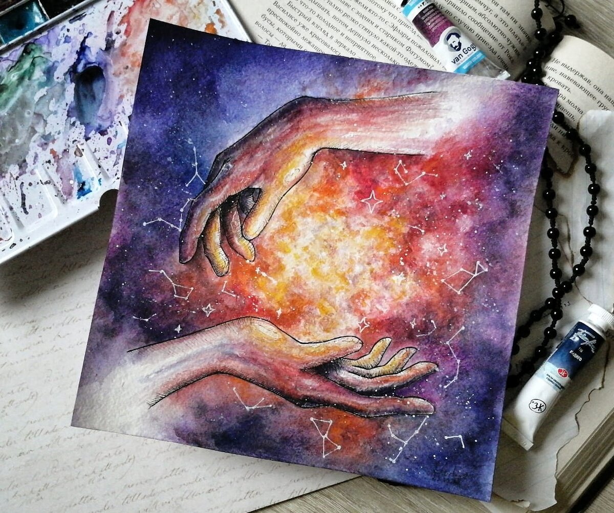 Моя иллюстрация💜