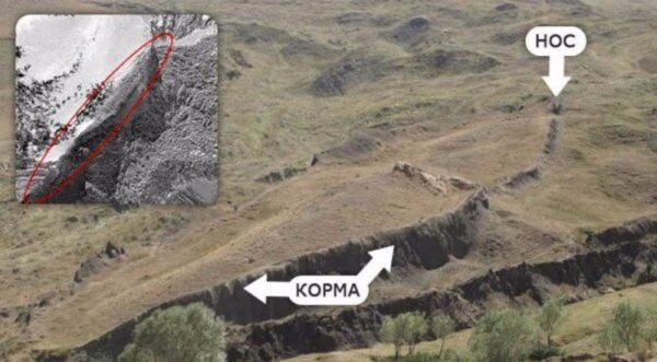 Предположительные останки Ноева Ковчега на горе Арарат