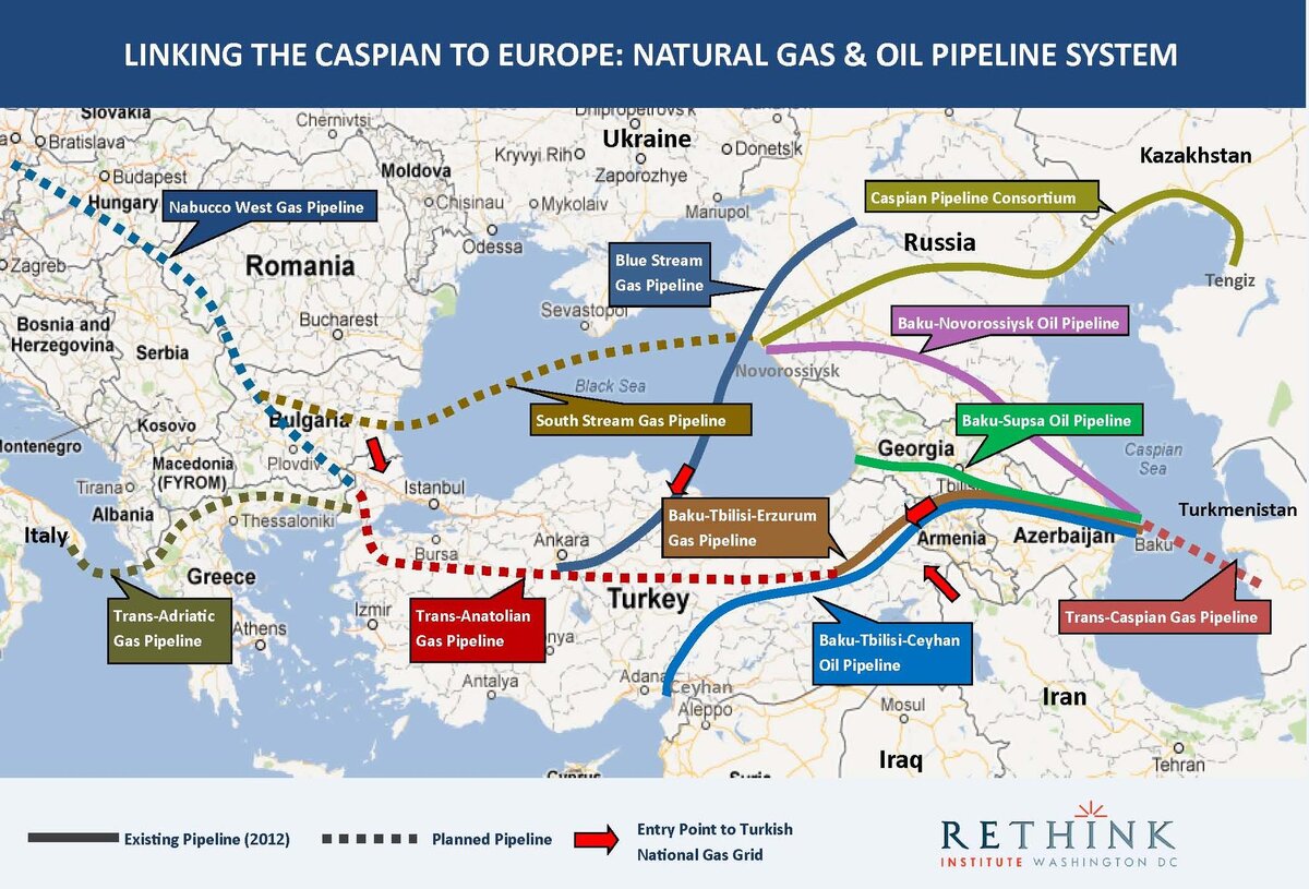 Карта газопровода в европу