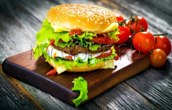 История гамбургера