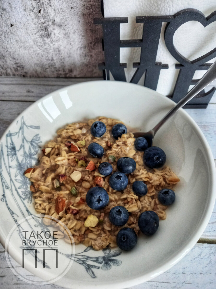 Ночная овсянка/ПП рецепт