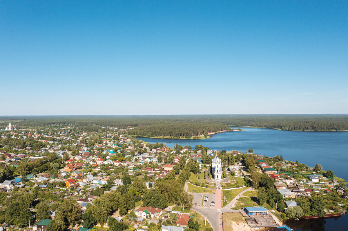 Выкса с высоты. Это и следующее фото — пресс-служба ВМЗ.