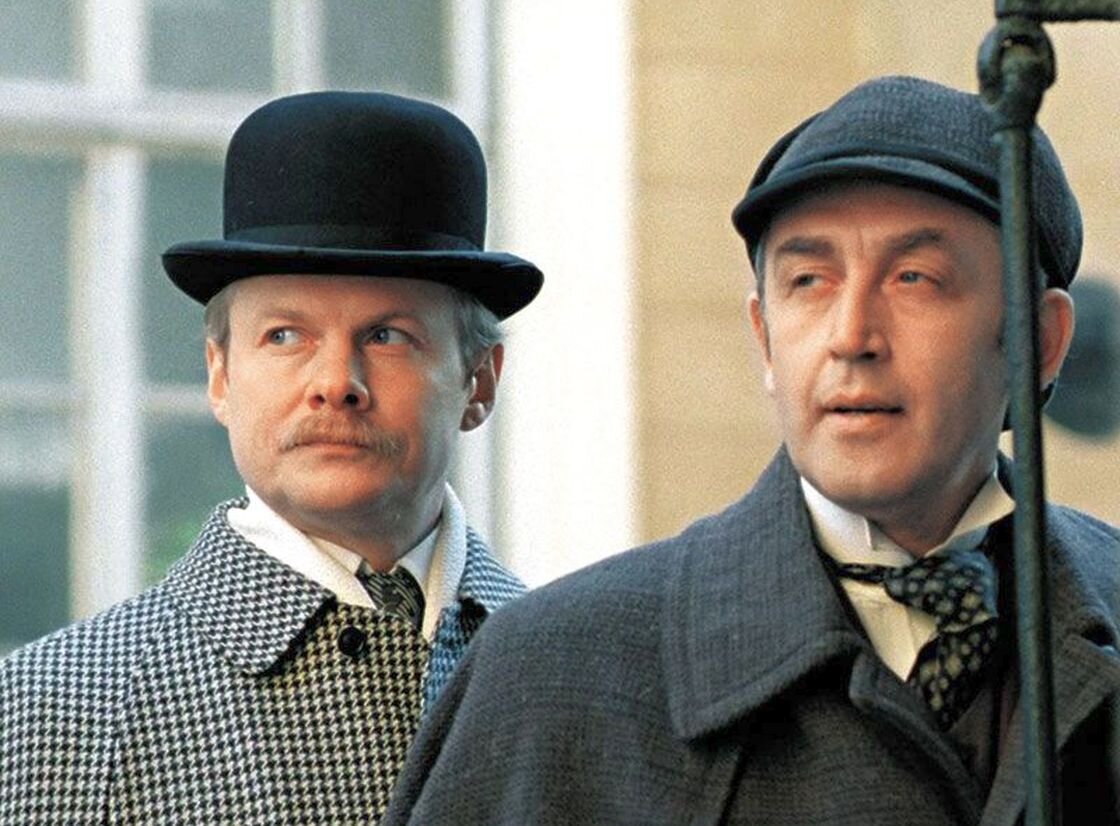 "Шерлок Холмс и доктор Ватсон" кадр из к/ф источник Яндекс картинки