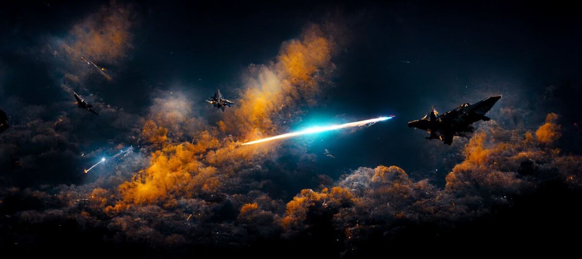 "Вот так нейросеть Midjourney видит наших военлетов. 😏"  https://t.me/fighter_bomber/8173