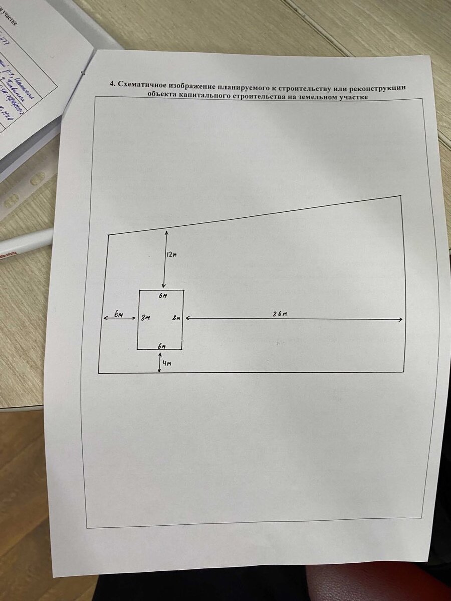 на последней страничке рисуем схему расположения сооружения